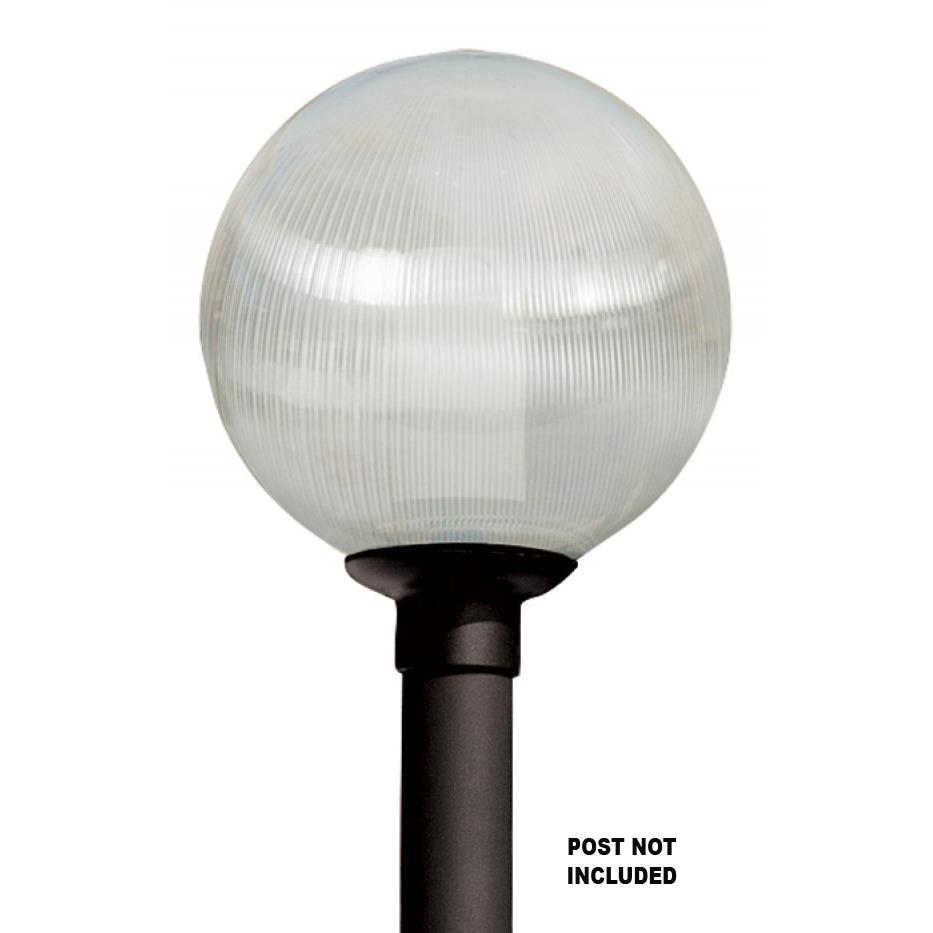 Wave Lighting 8001CL Globe & Acorn Post Top in Black